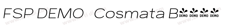 FSP DEMO   Cosmata B字体转换